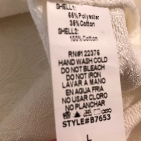 MUSTARD SEED Bomber Jacket Floral Off white Coat Textured Knit Snap silver close - Picture 7 of 8